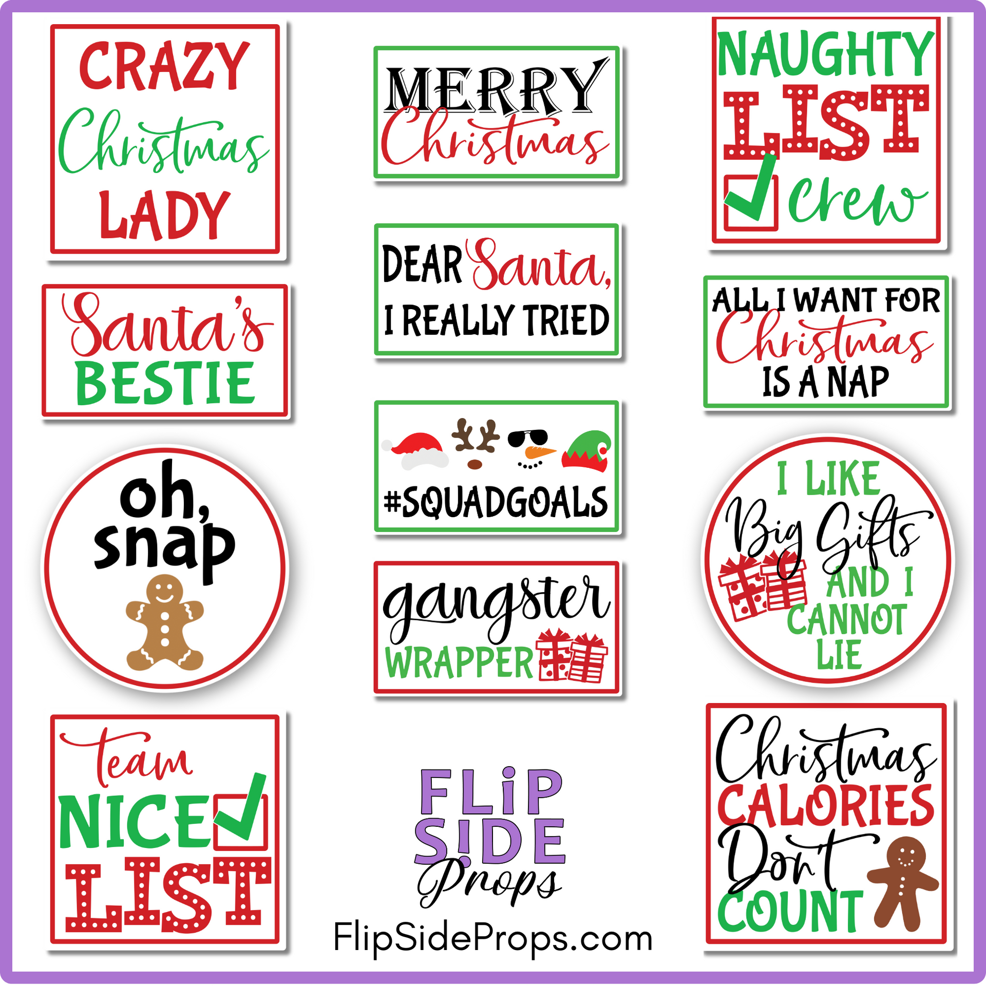 The Christmas Cheer Set – Flip Side Props